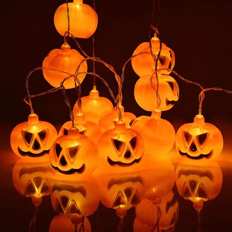 battery operated halloween string lights|battery operated pumpkin lights.